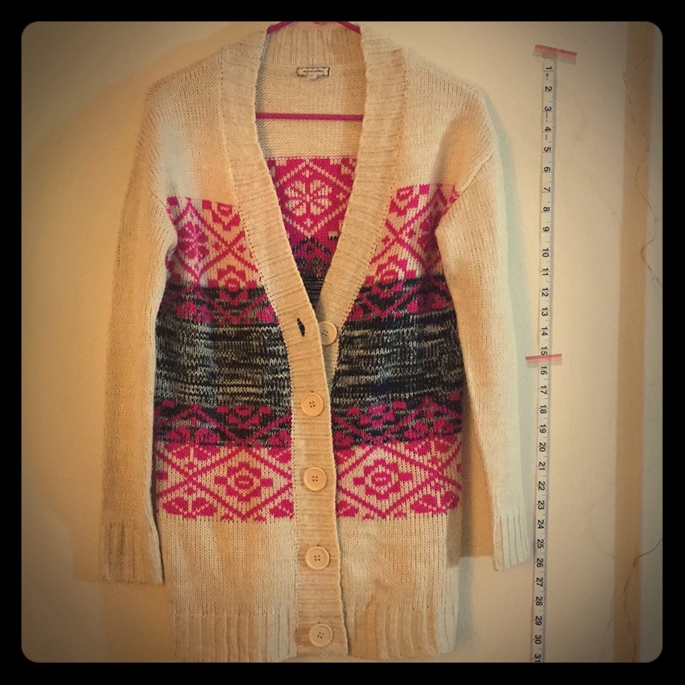Eyeshadow Knit Cardigan Size Small